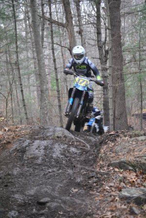  This 171 is roosting through the mud, chasing the podium wi...