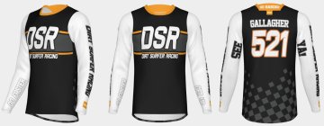 Jerseys come pre printed with your name and number on the ba...