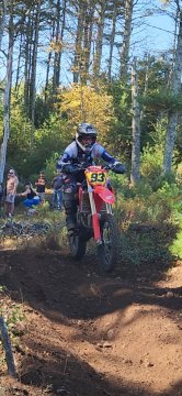  #93 sending it through the rut line, full tuck and ready fo...