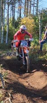  #231 is wide open, roosting through the ruts, sending it sk...