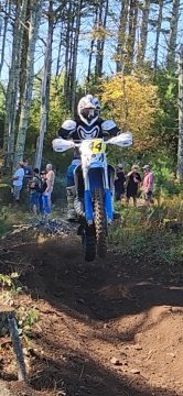  #34 sending it sky high, full tuck over the rutted line! #m...