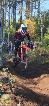  #618 sending it through the rut line, full tuck and ready f...