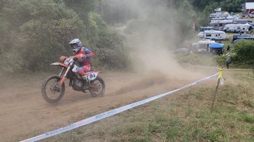  #94 sending it through the ruts, wide open and dialed for b...