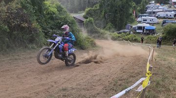  #634 sending it wide open, roosting through the ruts like a...